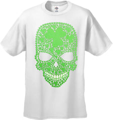 St. Patrick's Day Shamrock Sugar Skull Men's T-Shirt