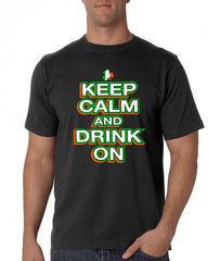 St. Patrick's Day Shirts - Keep Calm and Drink On Men's T-Shirt