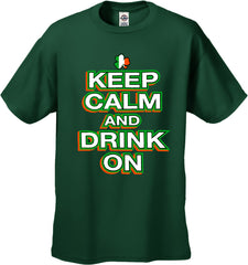 St. Patrick's Day Shirts - Keep Calm and Drink On Men's T-Shirt