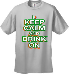 St. Patrick's Day Shirts - Keep Calm and Drink On Men's T-Shirt