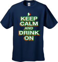 St. Patrick's Day Shirts - Keep Calm and Drink On Men's T-Shirt