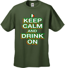 St. Patrick's Day Shirts - Keep Calm and Drink On Men's T-Shirt