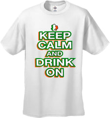 St. Patrick's Day Shirts - Keep Calm and Drink On Men's T-Shirt