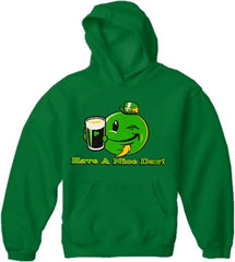 St. Patrick's Day Sweatshirts - Have a Nice Day Irish Smiley Hoodie