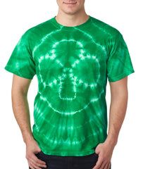 St. Patrick's Day Tie-Dye Shamrock Mens T-shirt