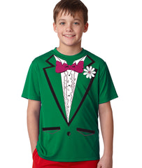 St. Patrick's Day Tuxedo T-Shirt For Kids