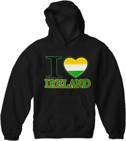 St. Patrick's Tees - I Love Ireland Hoodie