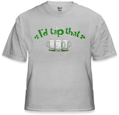 St. Patricks Day Tees - I'd Tap That Shamrock T-Shirt