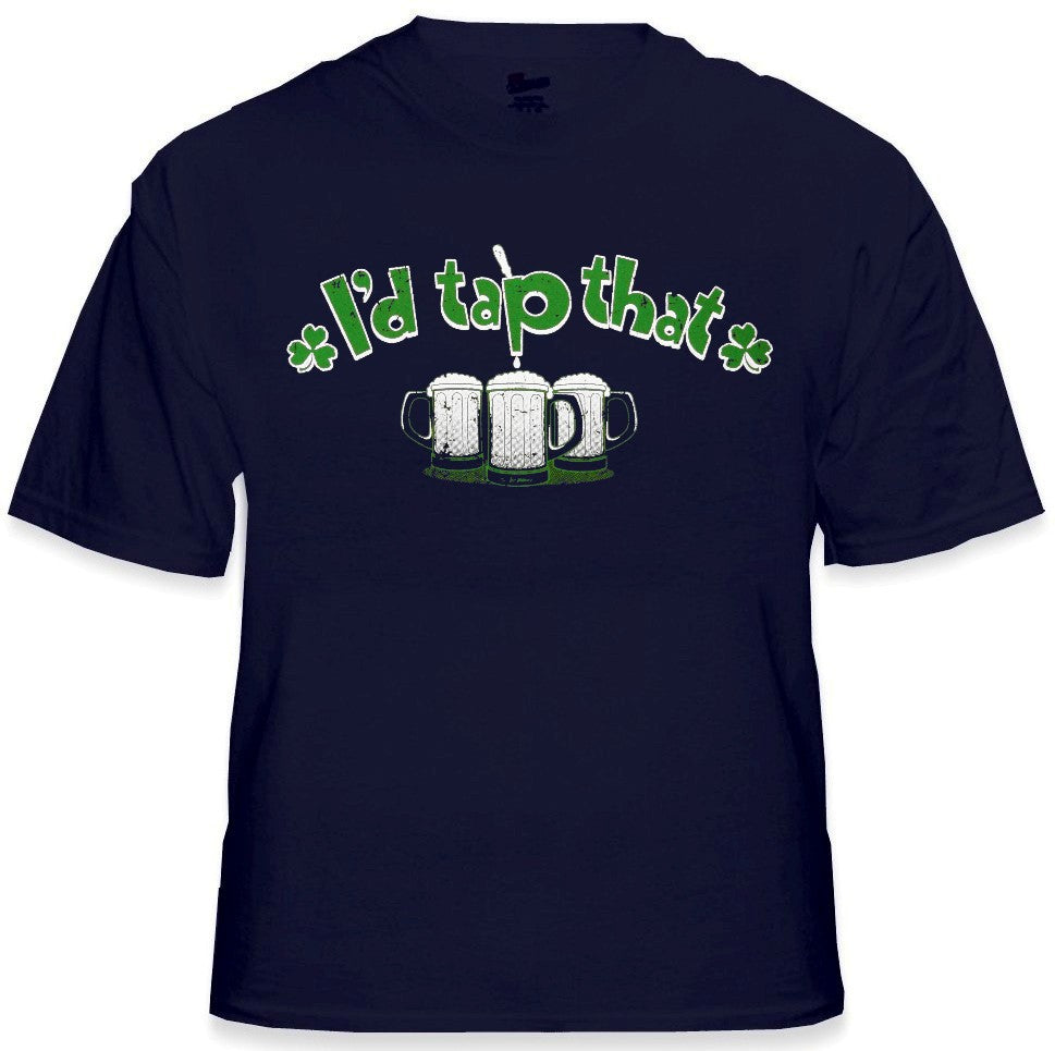 St. Patricks Day Tees - I'd Tap That Shamrock T-Shirt