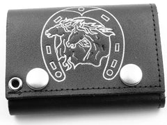 Stallions Horseshoe Chain Wallet