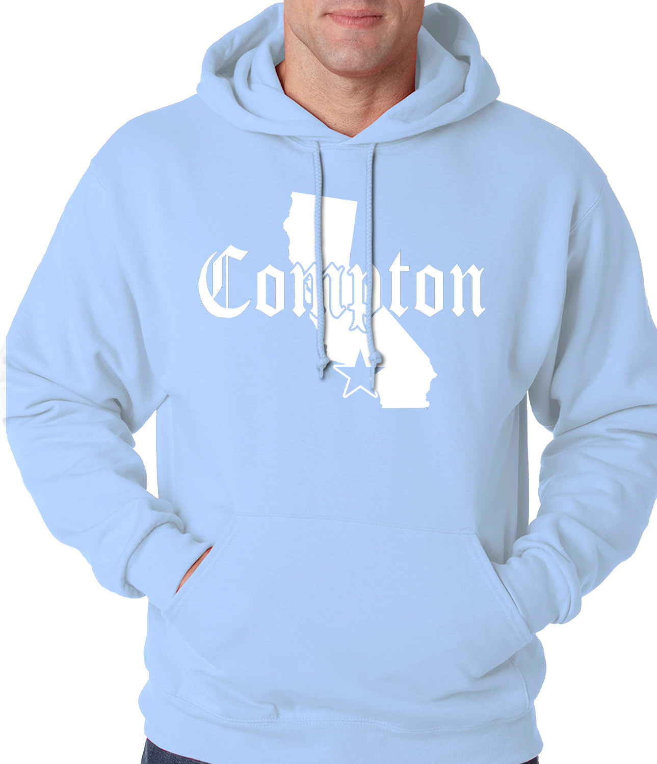 Star City Of Compton, California Adult Hoodie