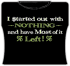 Started Out With Nothing Girls T-Shirt