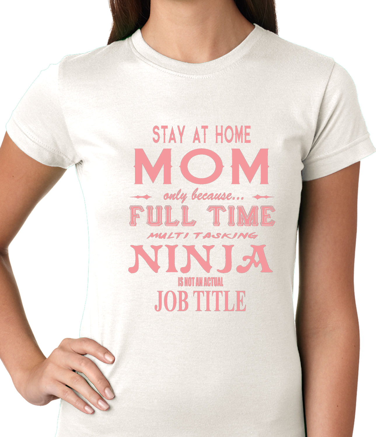 Stay At Home Mom Full Time Ninja Girls T-shirt
