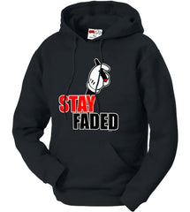Stay Faded Cartoon Hands Adult Hoodie