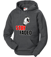 Stay Faded Cartoon Hands Adult Hoodie