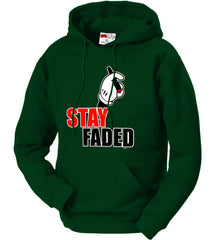 Stay Faded Cartoon Hands Adult Hoodie