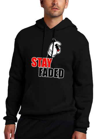 Stay Faded Cartoon Hands Adult Hoodie