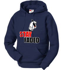 Stay Faded Cartoon Hands Adult Hoodie
