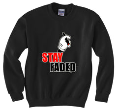 Stay Faded Cartoon Hands Crewneck Sweatshirt