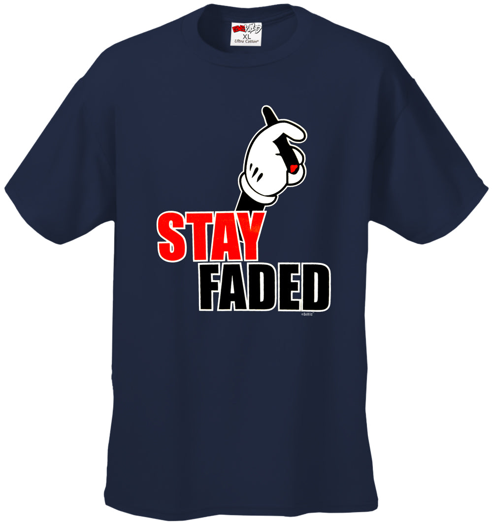 Stay Faded Cartoon Hands Men's T-Shirt
