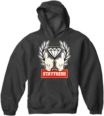 Stay Fresh Adult Hoodie