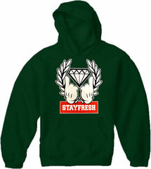Stay Fresh Adult Hoodie