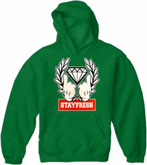 Stay Fresh Adult Hoodie
