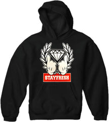Stay Fresh Adult Hoodie