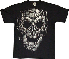 Stone Skull Pieces T-Shirt