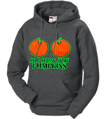 Halloween Shirt - Stop Staring At My Pumpkins Adult Hoodie