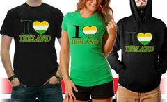 St. Patrick's Tees - I Love Ireland Hoodie