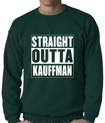 Straight Outta Kauffman Field Kansas City Adult Crewneck