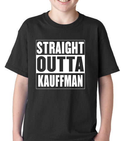 Straight Outta Kauffman Field Kansas City Kids T-shirt