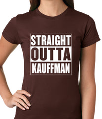 Straight Outta Kauffman Field Kansas City Ladies T-shirt