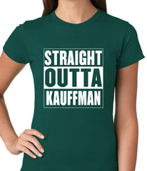 Straight Outta Kauffman Field Kansas City Ladies T-shirt