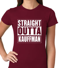 Straight Outta Kauffman Field Kansas City Ladies T-shirt