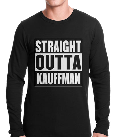 Straight Outta Kauffman Field Kansas City Thermal Shirt