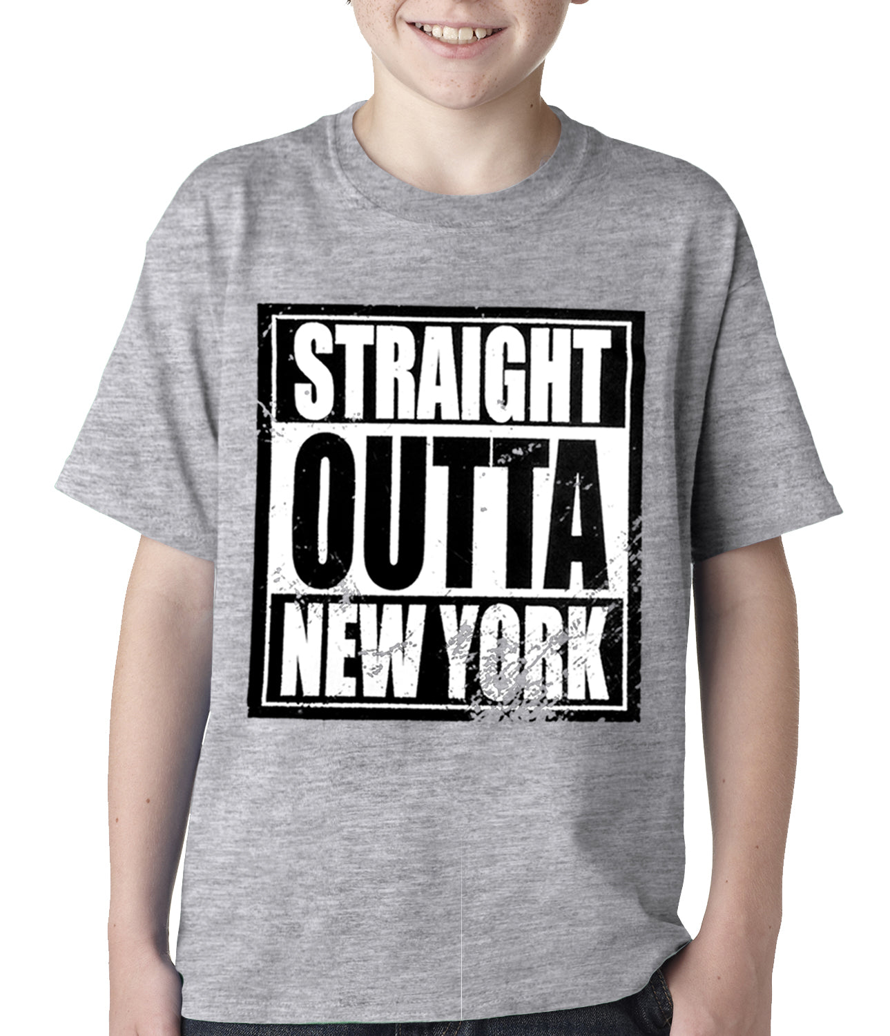 Straight Outta New York Kids T-shirt