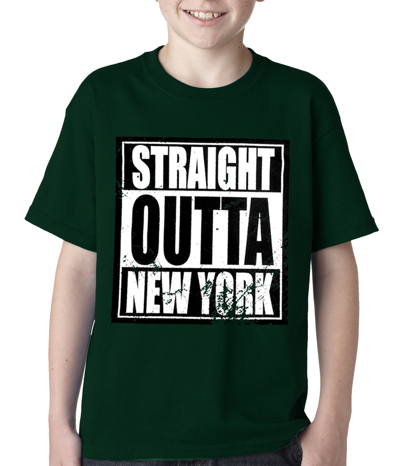 Straight Outta New York Kids T-shirt