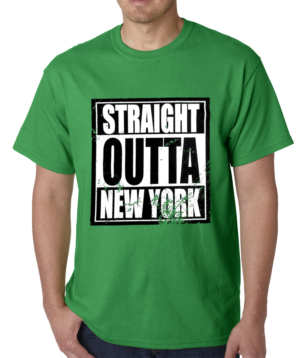 Straight Outta New York Mens T-shirt