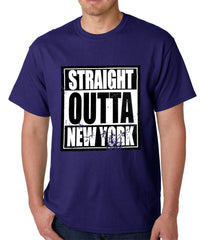 Straight Outta New York Mens T-shirt