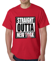 Straight Outta New York Mens T-shirt