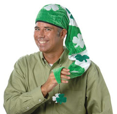 Striped Shamrock Stocking Cap