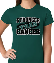 Stronger Than Cancer Ladies T-shirt