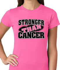 Stronger Than Cancer Ladies T-shirt