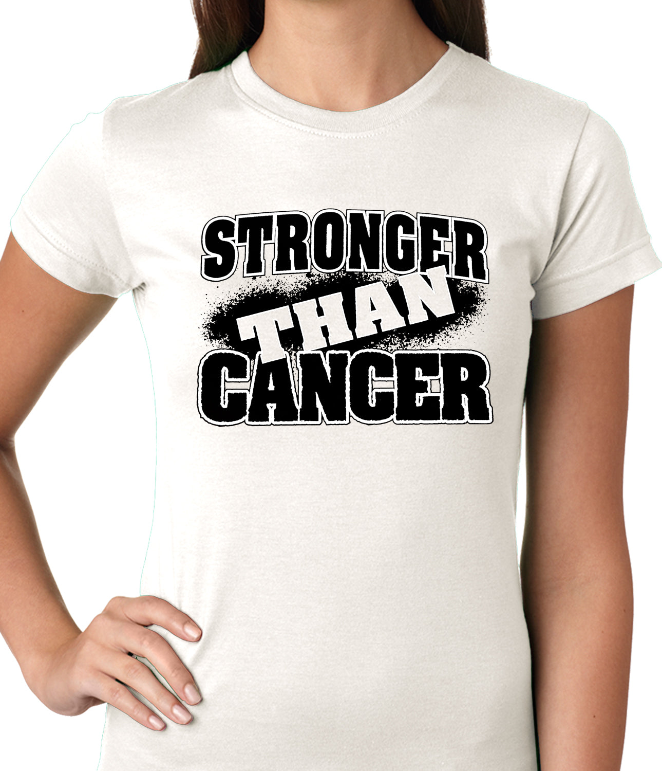 Stronger Than Cancer Ladies T-shirt