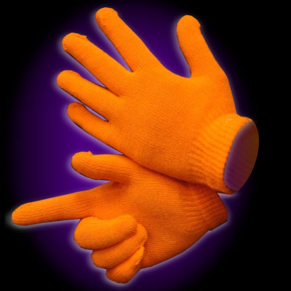 Super Glow Reactive Rave Gloves (Glows Under Black Light)