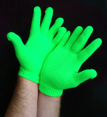 Super Glow Reactive Rave Gloves (Glows Under Black Light)