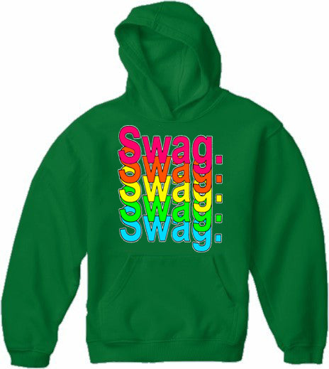 Swag Multi-Color Neon Adult Hoodie