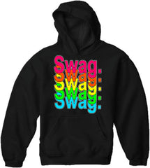 Swag Multi-Color Neon Adult Hoodie